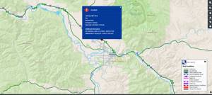 Fire near Missoula I-90 causes road delayrs