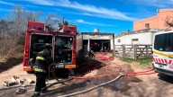 Intensa actividad de Bomberos durante el finde por incendios en la ciudad y la región
