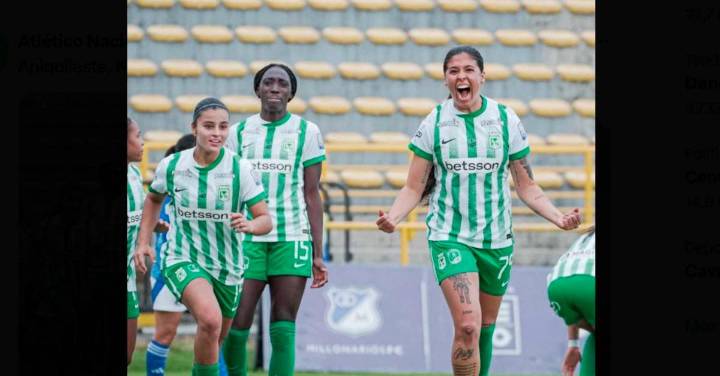 Nacional femenino remontó ante Millonarios en Bogotá y se consolidó como líder del Grupo B de la Liga