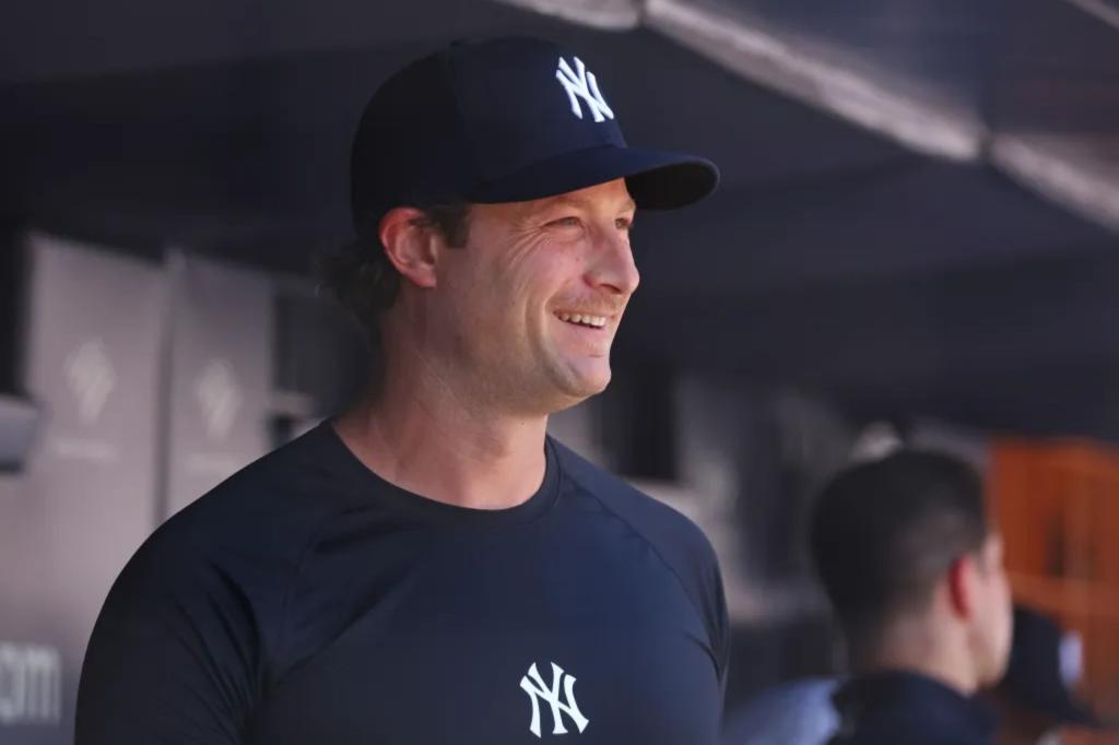 Gerrit Cole kicks off Yankees' throwing program following Tommy John surgery