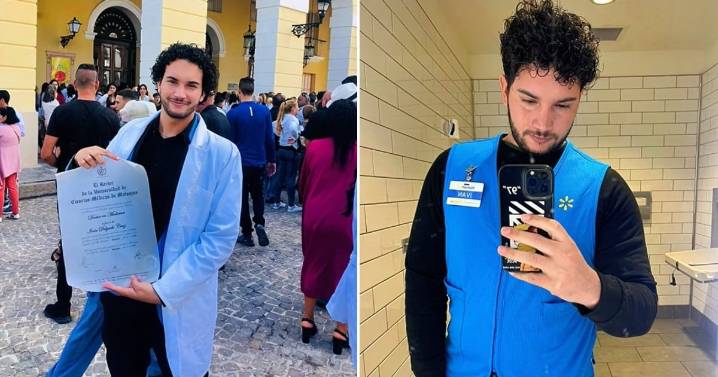 ¡Tuvo que empezar de cero! Médico cubano trabajó en Walmart y Amazon antes de volver al área de salud en EE.UU.