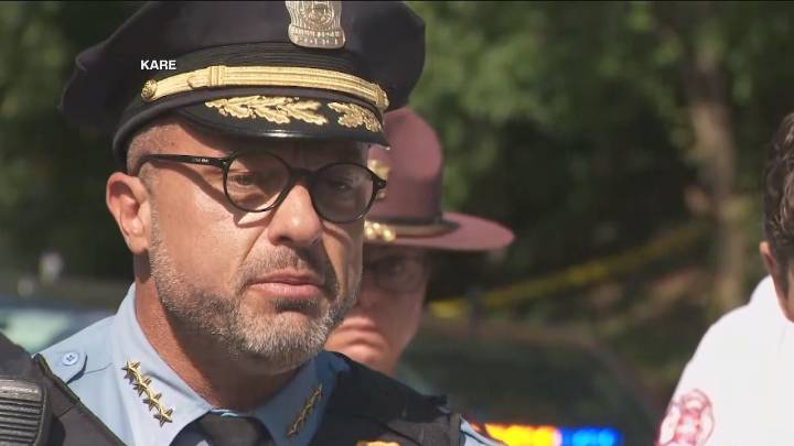 Minneapolis police chief says shooter fired into church full of schoolchildren