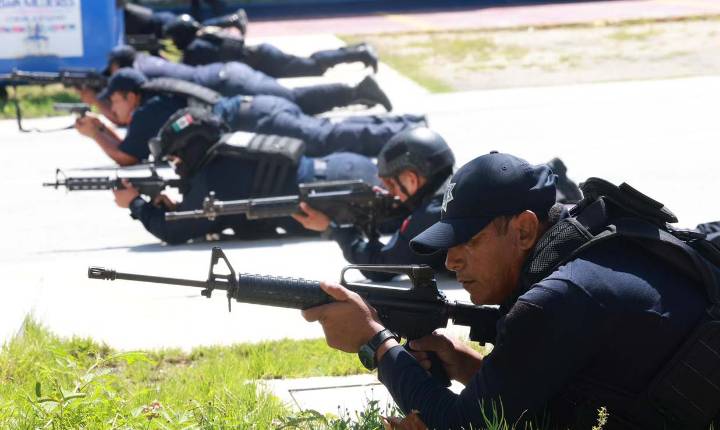 Gobierno de Isla Mujeres continúa con adiestramiento de nuevos elementos policiacos