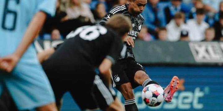 Marcos López anotó un golazo de tiro libre con FC Copenhague para su primera celebración en la 3F Superliga