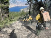 Pomas Fire: Steep terrain challenges firefighters; zero containment after 2 months
