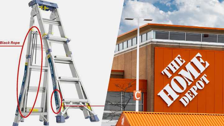 Retiran miles de escaleras vendidas en Home Depot