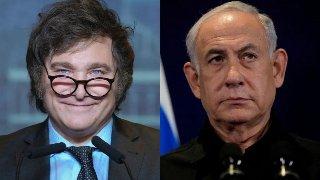 Argentinos exigen arresto de Netanyahu al pisar su país