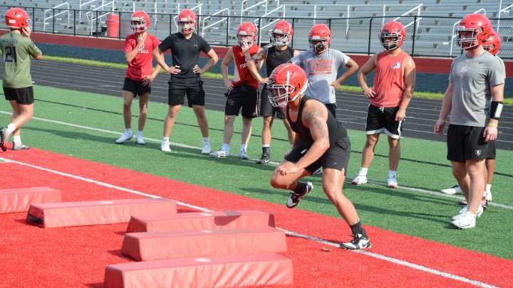 High school football training camps: Bedford ready for big challenge