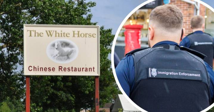 Chinese restaurant fined £135k for employing illegal workers with 'bed and board as pay' is banned from selling booze