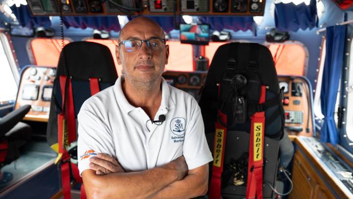 Gerardo Gantes, jefe de Salvamento Marítimo Barcelona: "La clave es la coordinación"