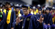 Cruz Rivera discusses Northern Arizona University's response to federal changes, use of AI during annual convocation
