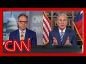 ‘What gives you the right?’: Tapper pushes back on Abbott over calls to remove Dem lawmaker