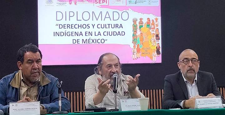 Humberto Urquiza expone avances de Michoacán en derechos indígenas en Congreso de la CDMX