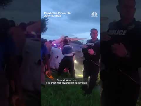 Video shows rescue of Florida plane crash passengers