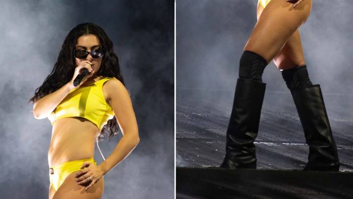 Charli XCX Doubles Down on Fetish Boots with Fidan Novruzova at Sziget