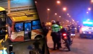 Detonan explosivo en bus de la empresa “Huandoy” presuntamente por negarse a pagar cupo