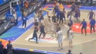 Video: Escandalosa pelea en la Americup de básquetbol entre Argentina y República Dominicana Tras el pitazo final del partido.