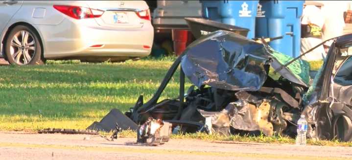 1 Dead, 2 Taken to Hospital After 2-Vehicle Crash Friday Evening