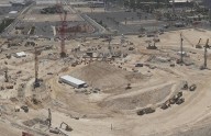 A’s Las Vegas ballpark sees first concrete poured