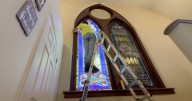Historic stained glass windows return to Twin Falls church after months of restoration