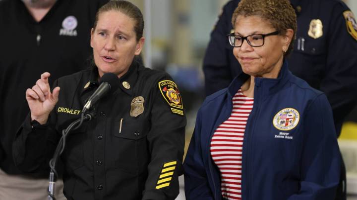 Ousted L.A. Fire Chief Accuses Mayor Bass of Defamation, Retaliation