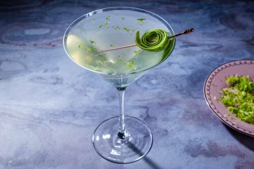 Cucumbers work their magic in this refreshing summer martini