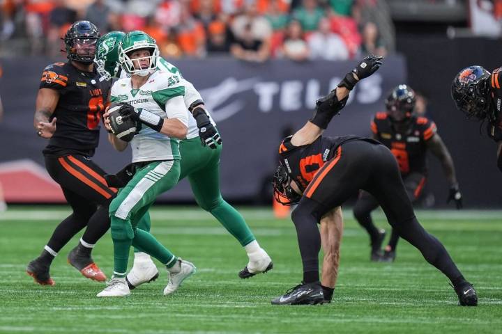 BC defensive lineman Betts, Roughriders QB Harris lead CFL's Week 12 honour roll