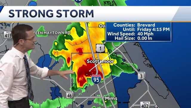 Showers, storms are expected Friday afternoon in Central Florida.