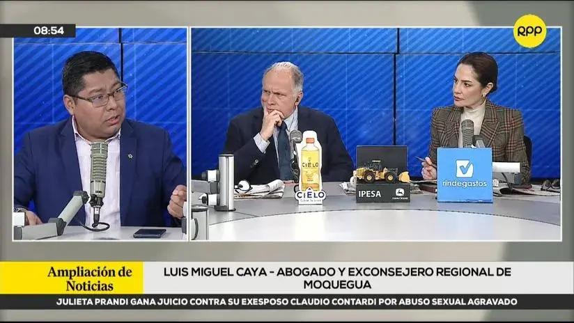 Exconsejero regional de Moquegua, Luis Caya, sobre prisión preventiva a Vizcarra: “Es un adelanto de lo que se le viene”