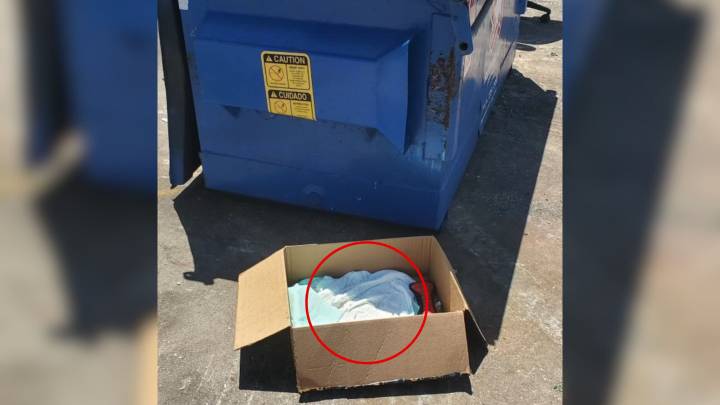 Texas Woman Finds Puppy Abandoned Beside Box Of Pet Supplies Near Dumpster