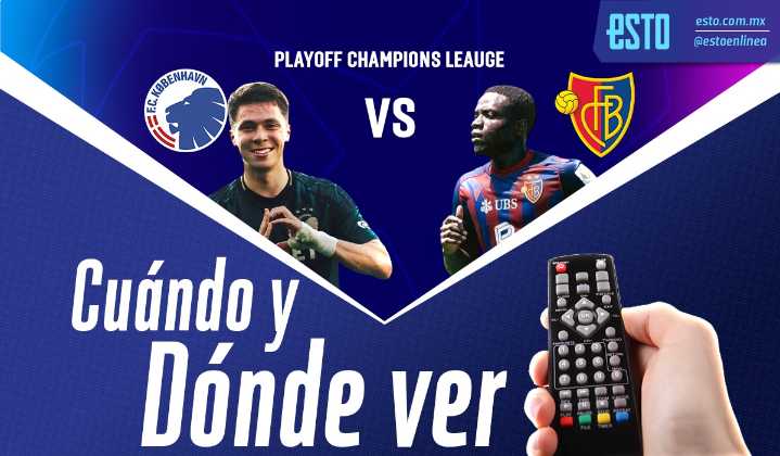 Copenhague vs Basel: horario, fecha y transmisión del juego del playoff de Champions League