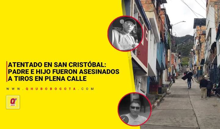 Atentado en San Cristóbal: padre e hijo fueron asesinados a tiros en plena calle