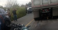 Motociclista murió en la vía hacia la Mesa de Los Santos tras chocar contra una volqueta