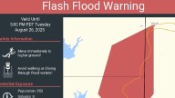 Flash flood warning issued in Nevada, Sierra counties