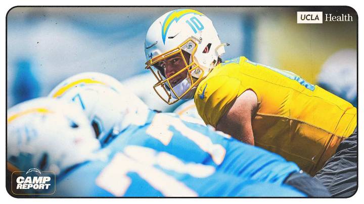 Chargers Camp Report: Justin Herbert Throws 3 TDs at Friday's Practice