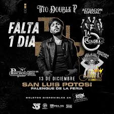 Tito Double P se presentará en SLP el 10 de octubre