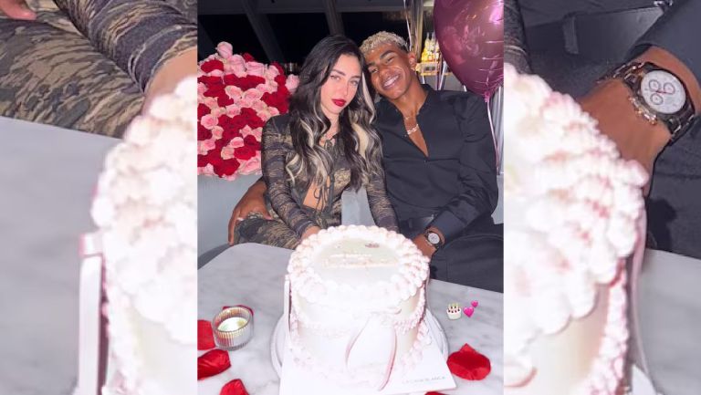 Relación confirmada: Nicki Nicole celebró sus 25 años junto al futbolista Lamine Yamal