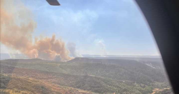 Wildfire just 5 acres away from becoming 4th-largest in Colorado history