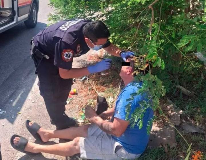 Ladrón a punto de ser linchado en Gran Santa Fe