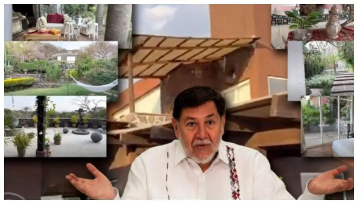 “Nadie está obligado a la austeridad personal”: Fernández Noroña; así es su casa de 12 mdp en Tepoztlán