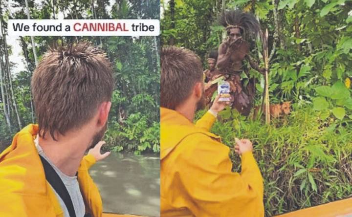 Influencer arriesga todo por likes en TikTok y genera tensión con tribu aislada, ¿qué le hicieron?