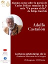 “Algunas notas sobre la poesía de Carlos Pellicer tomadas de la serie ‘Un poema al día’ de Felipe Garrido”,  un ensayo de Adolfo Castañón