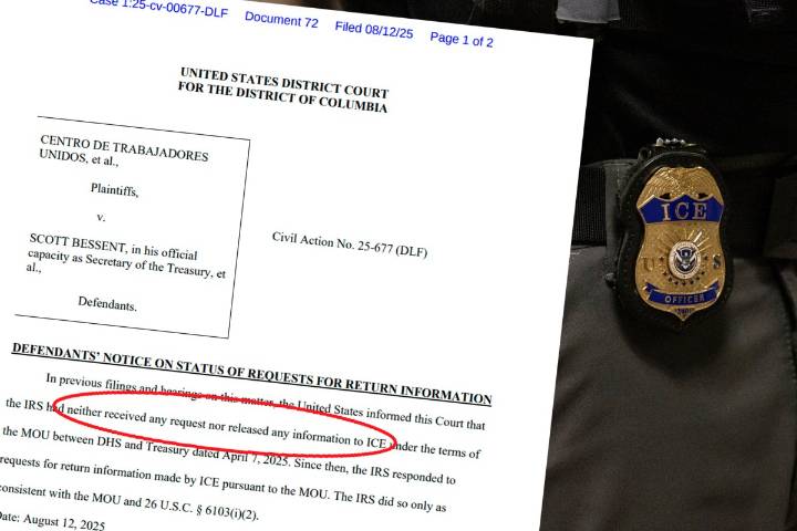 ¿Cómo avanza el acuerdo de IRS y ICE para identificar a indocumentados?
