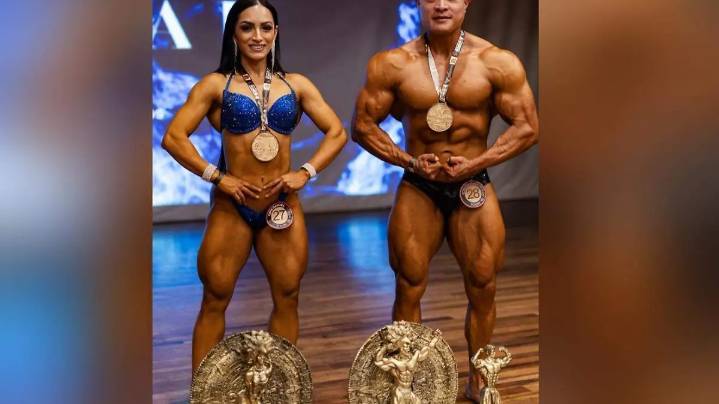 Nahum Uziel Hernández y Stefany Joselin Morales dominan la Copa Tlaxcala de fisicoculturismo