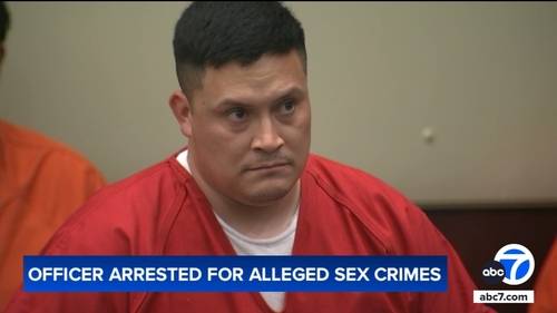Juan Pesina Jr: Menifee police officer charged with sex crimes while on duty