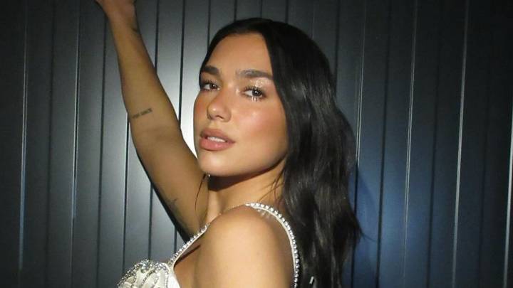 Dua Lipa has the perfect Y2K It-girl moment in chainmail cut