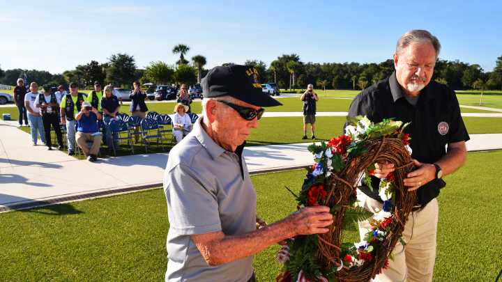 Brevard ceremony honors WWII veterans at 80th anniversary of war's end