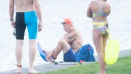 Amputee Kyle Ploehn an inspiration at the 98th annual Goguac Lake Swim