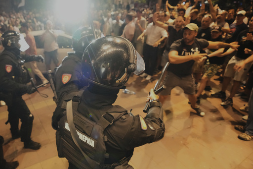 Dozens injured and detained as anti-government protests in Serbia gather pace