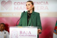 Destaca gobernadora reducción de homicidios en Baja California 